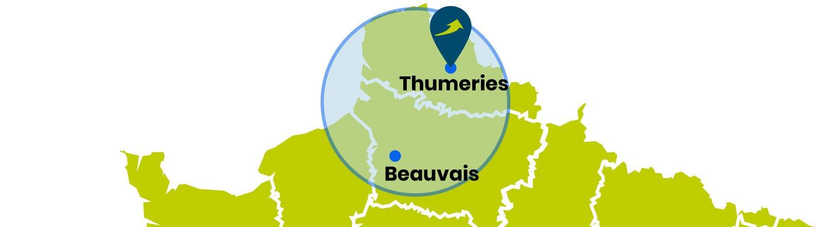 carte beauvais thumeries